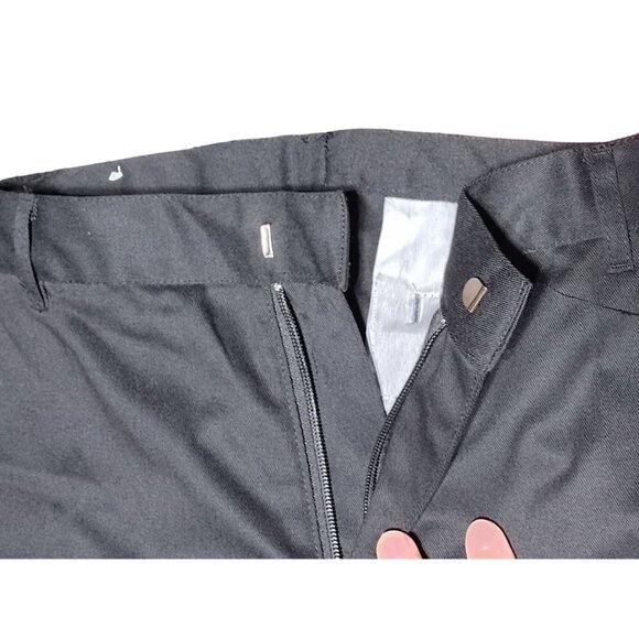 Authentic‎ Galaxy School Uniform Young Men's Flat Front Pant Black Size 18 - Picture 4 of 6